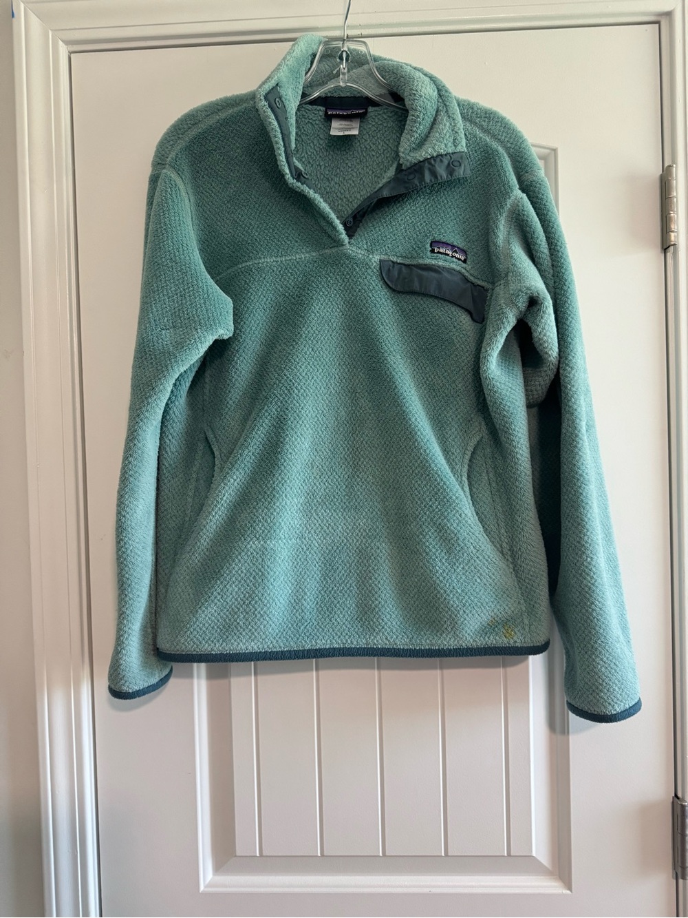 Patagonia Mint Green Snap-T Fleece Pullover - Women's